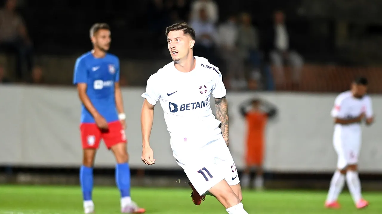 Cum s-a motivat David Miculescu înainte de golul superb din FC Bihor - FCSB 0-2: „Știm cum sunt meciurile de Cupă, Craiova a făcut egal cu Tunari”