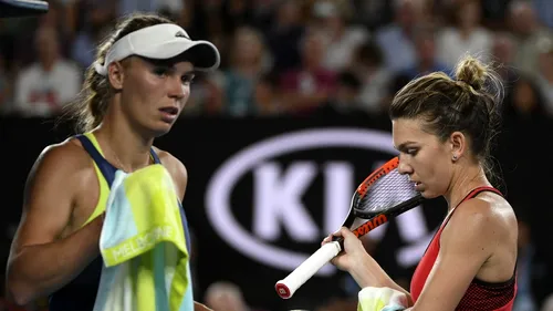 Americanii nu stau la discuții și o pun pe Simona Halep la zid pentru ipocrizie! Războiul pe axa Maria Sharapova - Caroline Wozniacki o pune pe româncă într-o lumină proastă: „Iritată”