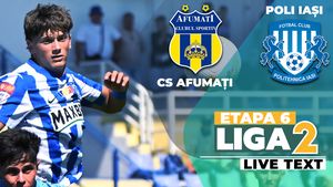 CS Afumați pune la colț Poli Iași și trece peste moldoveni în clasamentul Ligii 2. Echipa lui Vasile Neagu i-a predat fotbal celei a lui Tony da Silva