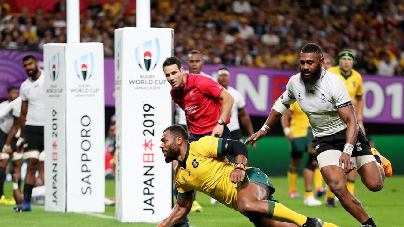 Australia a câștigat cu durere de cap primul meci de la Cupa Mondială de Rugby. Wallabies au fost conduși mai bine de 60 de minute de Fiji
