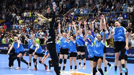 CSM București s-a calificat în Final Four al Ligii Campionilor, după 37-27 cu Esbjerg! Gloria Bistrița a fost învinsă de Brest cu 36-30 și nu va lupta pentru trofeu