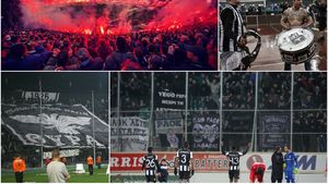 REPORTAJ | PAOK Salonic, clubul care depinde de ultrași: "Torțele sunt ilegale, dar necesare. Cetățenii vin la stadion pentru show-ul pe care îl facem noi!". Cum pot fi aplicate în Liga 1 metodele grecilor de a face spectacol în tribune