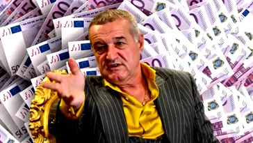 O sumă de 7 cifre i-a intrat în conturi lui Gigi Becali, iar afaceristul din Pipera e în culmea fericirii