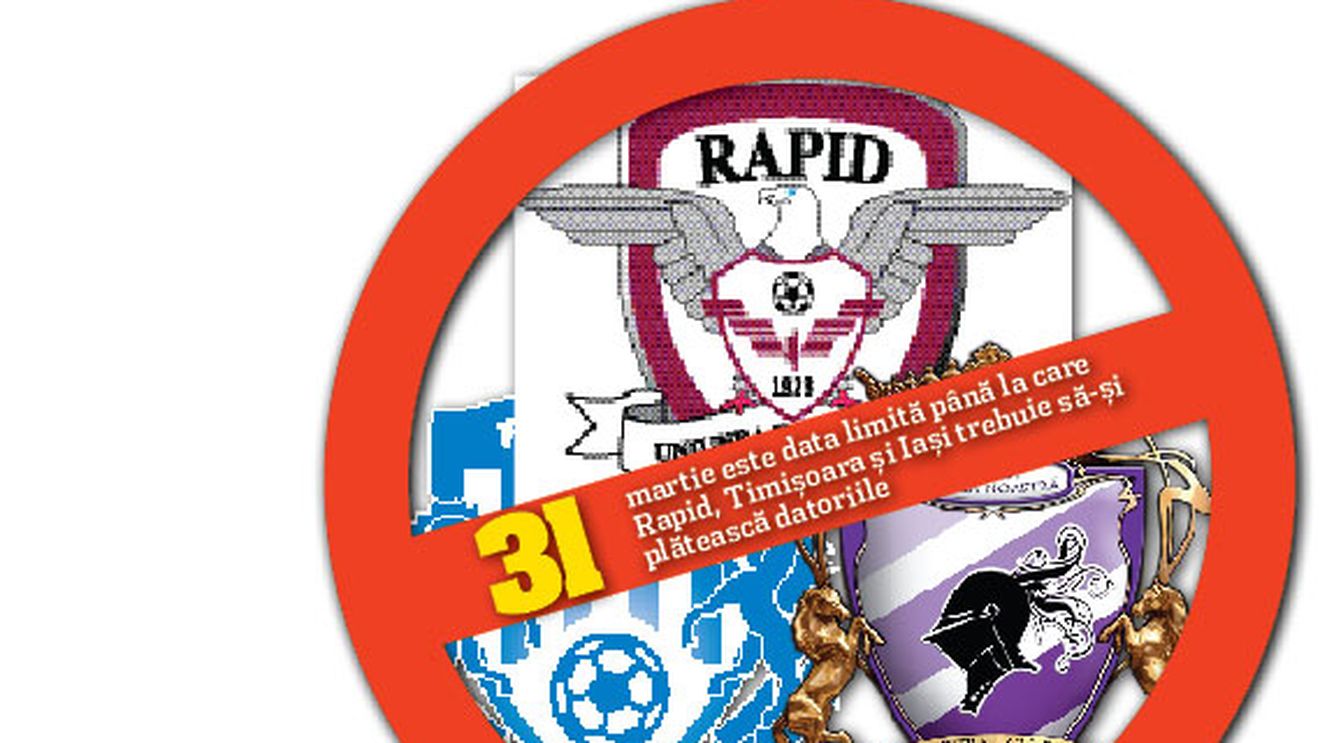 Liga 1 în pericol! Timișoara, Rapid și Poli Iași, fără licență?