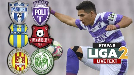 FC Hermannstadt și Concordia Chiajna își câștigă meciurile din deplasare și se mențin la un punct de liderul Petrolul.  Poli Timișoara pierde la Viitorul Pandurii