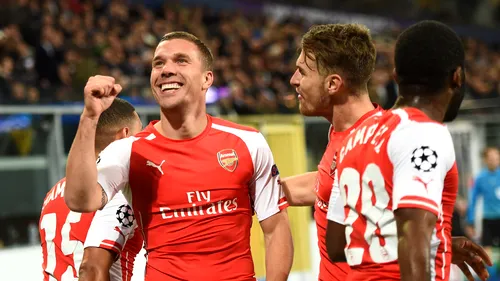 Arsenal, cea mai norocoasă echipă din optimile Ligii: cifrele nu îi dau multe șanse lui Monaco