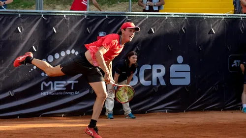 Nicholas David Ionel, victorie superbă în fața croatului Borna Coric, la Concord Iași Open