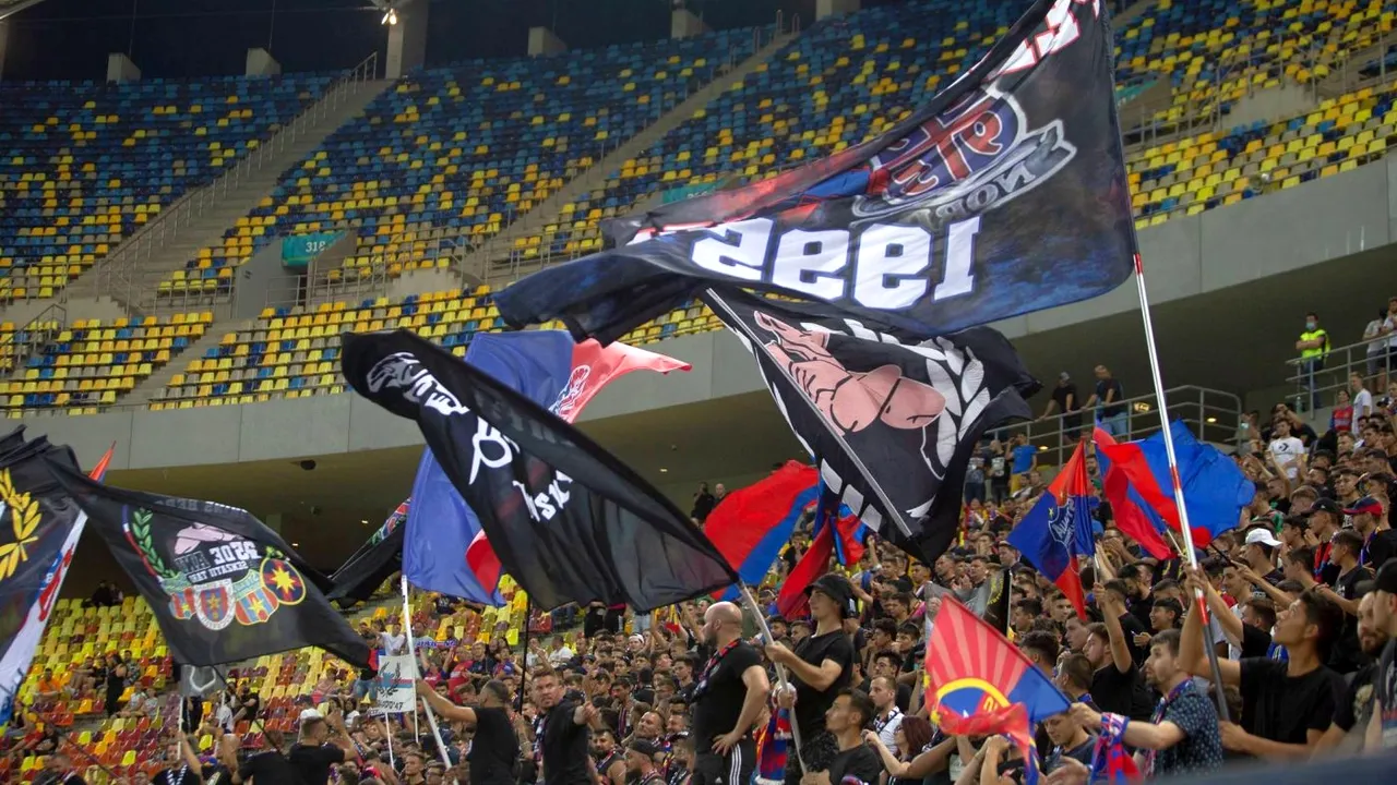 Galeria lui Dinamo, ironizată de ultrașii lui FCSB înainte de derby: „Să ne dea nouă biletele! Îi scoatem iar din foame”