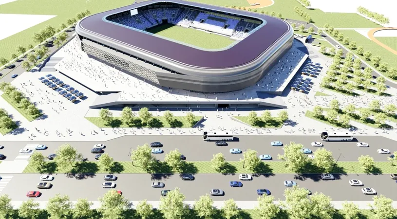 Stadion de 100 de milioane de euro în Superliga! Poate fi inaugurat în cupele europene