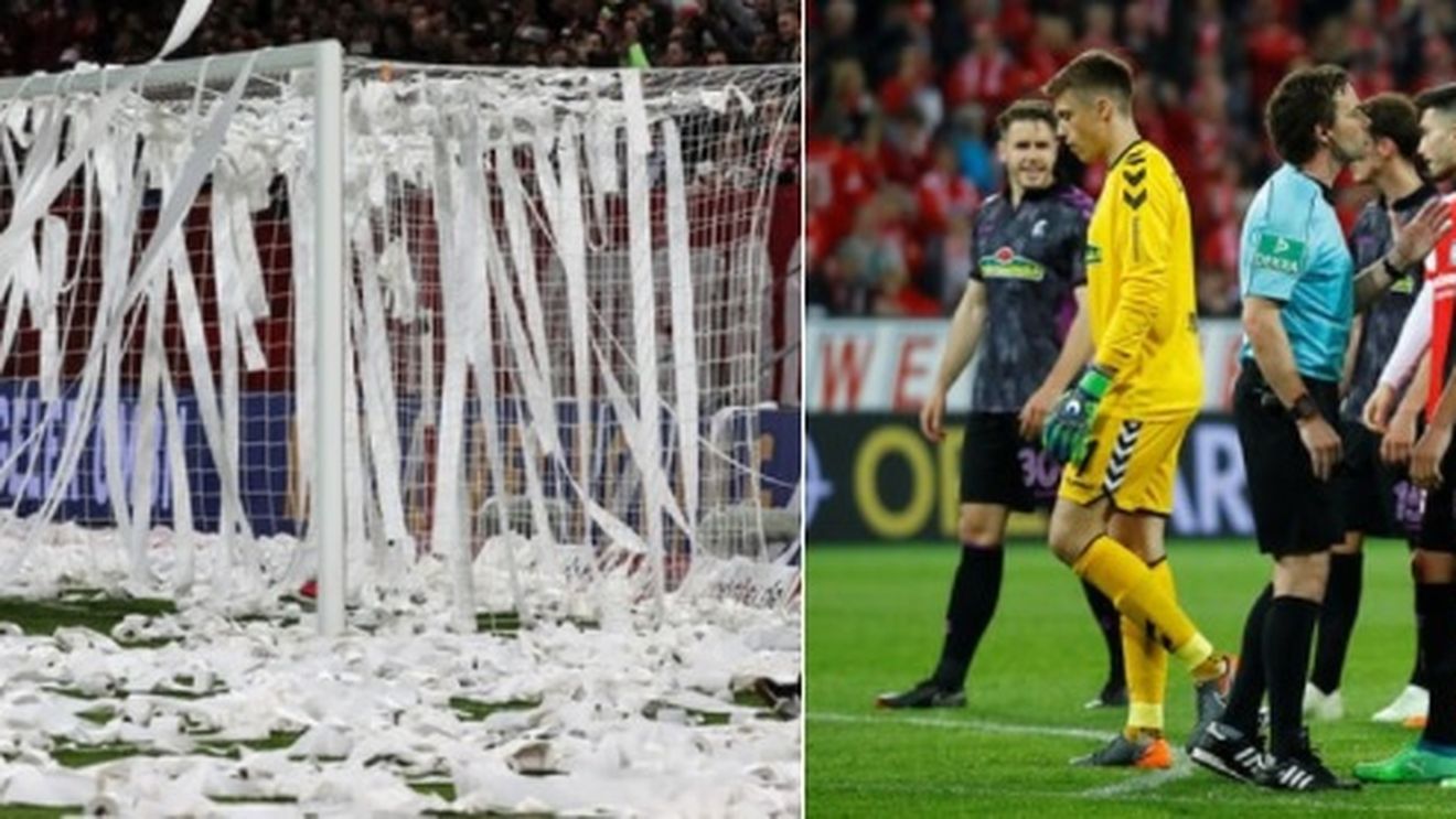 Maxim, martorul unui moment istoric în fotbal. Haos în Bundesliga: tehnologia VAR a inventat penalty-ul bătut în...pauză! Fanii și-au intrat și ei în rol, Mainz "respiră"