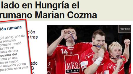 Drama lui Marian Cozma a ajuns și în presa internațională