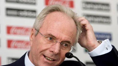 Sven-Goran Eriksson vrea să antreneze din nou în Premer League