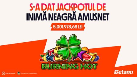Jackpot de 1 milion de euro, câștigat în Cazinoul Betano: „Am crezut că erau 100.000, nu 1 milion!”. ADVERTORIAL