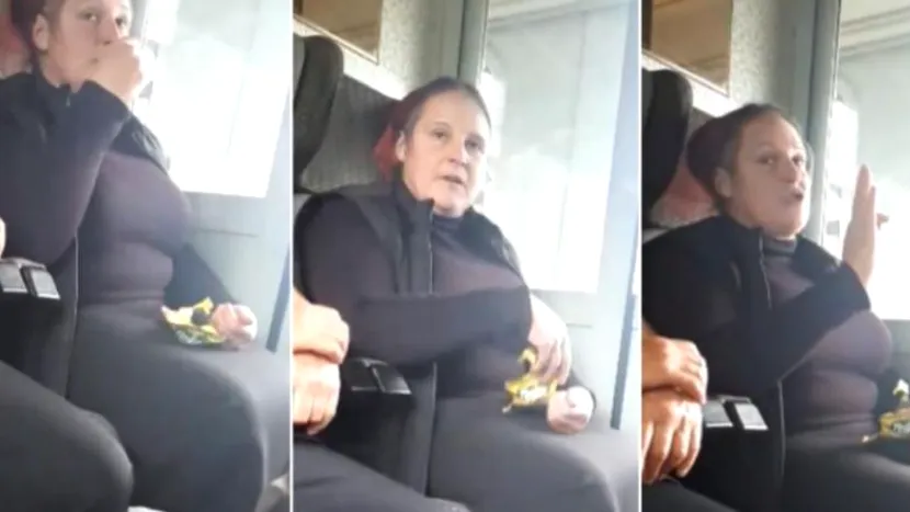 Scandal cu o femeie care scuipa coji de semințe în tren: ”Tu ești mică, să-ți fie rușine!”