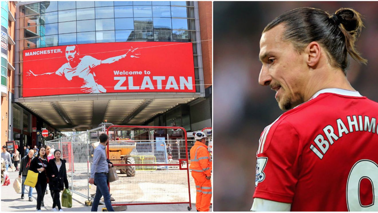 "Regele" Zlatan a declanșat RĂ‚ZBOIUL în Manchester! FOTO | United și-a luat la mișto marea rivală din oraș cu un afiș genial