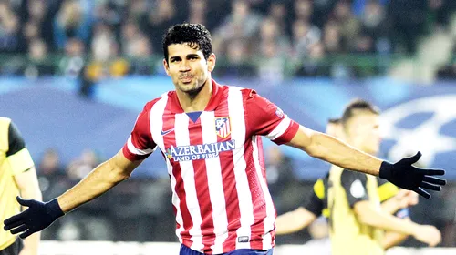 50 de milioane pentru Costa! Atletico Madrid și-ar putea vinde golgheterul la Chelsea
