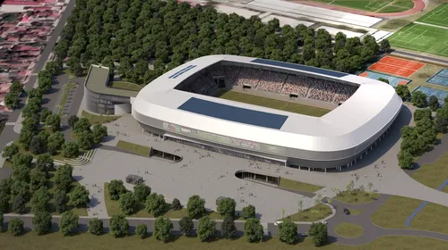 Un oraș important din România fără echipă de fotbal în primele două ligi a început demersurile pentru construirea unui nou stadion. Cât va costa, câte locuri va avea și când ar putea fi gata | FOTO