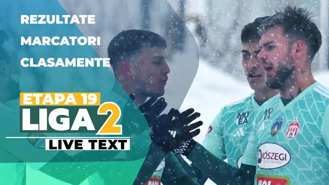 Etapa 19 din Liga 2 | Nu mai puțin de opt meciuri se dispută ACUM. Sepsi OSK și FC Voluntari își pot asigura calificarea în play-off