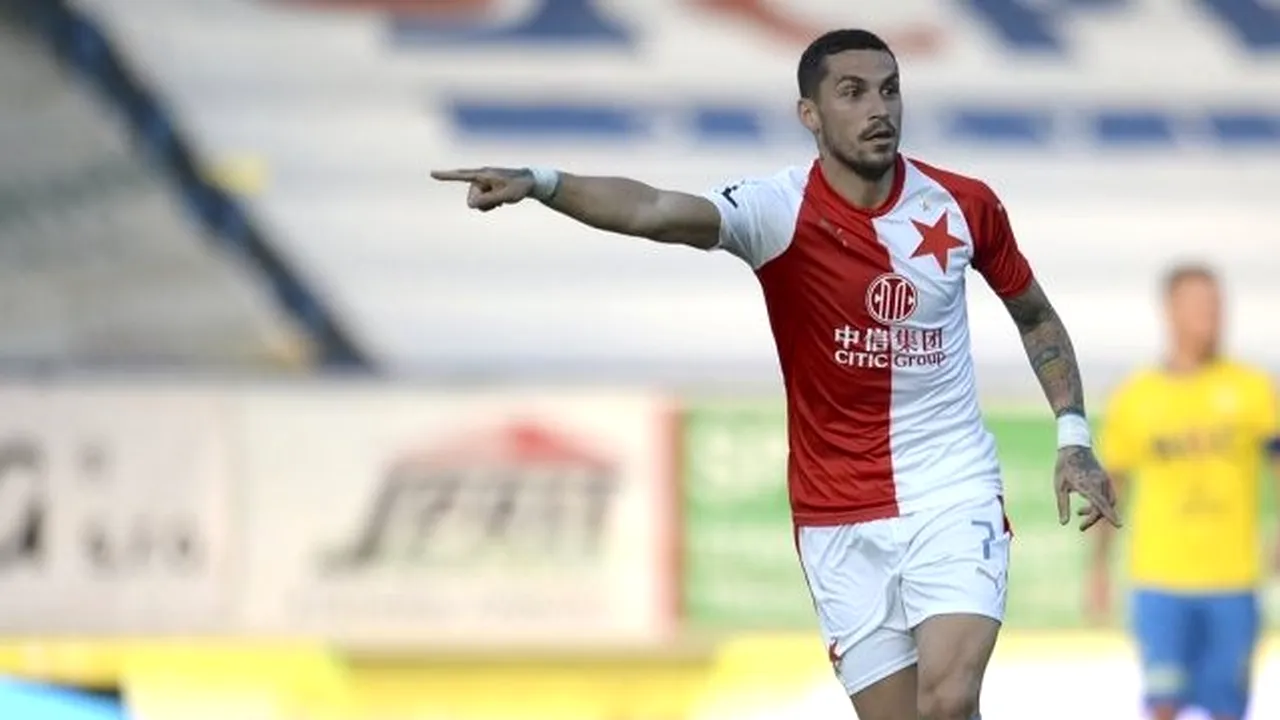 Nicolae Stanciu, ridicat în slăvi de antrenorul său de la Slavia Praga: „Putea să aibă 20 de pase decisive”