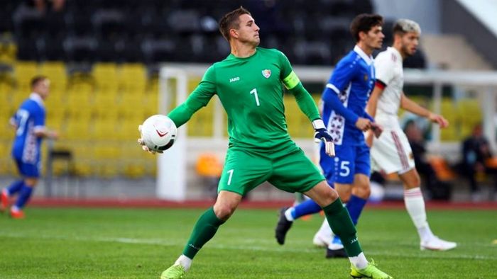 Universitatea Craiova, interesată de transferul portarului Victor Străistari, internaţional moldovean U21! A fost eroul vecinilor noștri în meciul cu Belgia | EXCLUSIV