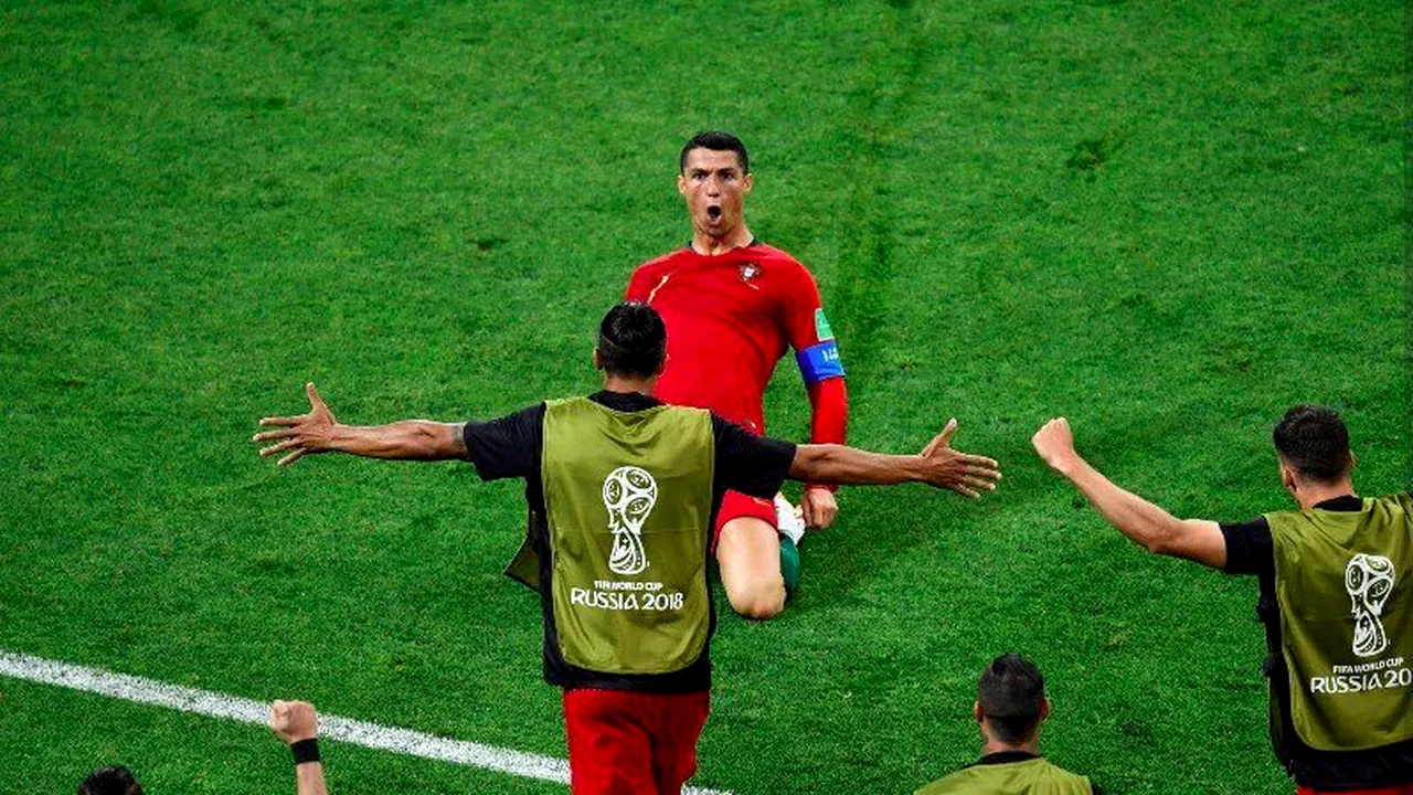 Asta e Cupa Mondială, ăsta e Ronaldo! Portugalia - Spania își respectă statutul de blockbuster și se termină 3-3, cu un hat-trick și un gol fabulos al lui CR7. Cronica meciului pentru care a meritat să aștepți patru ani
