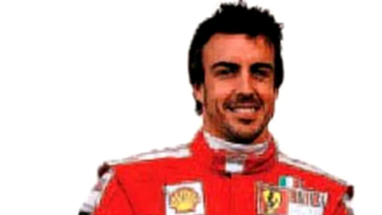 Cum va arata Alonso în echipament Ferrari!