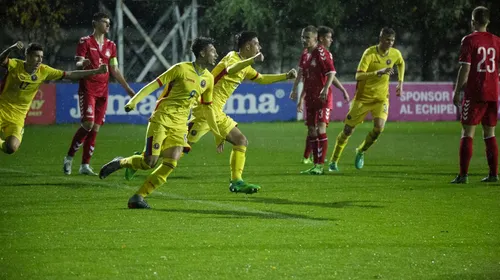 România U-17 a învins Lituania, scor 2-1, în preliminariile pentru EURO 2018