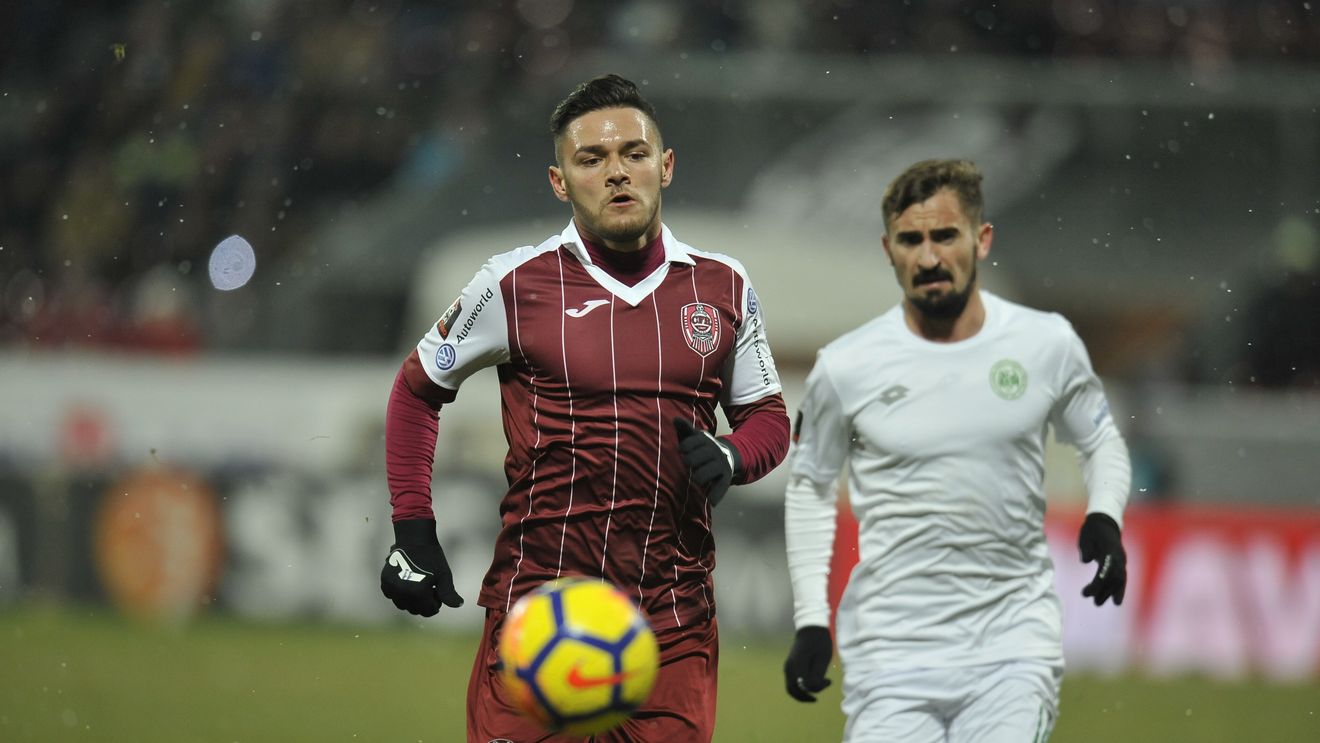 CFR - Astra 2-0. Țucudean a înscris din pasa lui Deac și l-a egalat pe Gnohere în clasamentul marcatorilor