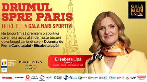 <i class='ep-highlight'>Gala</i> Mari Sportivi 2023. Cum a transformat Elisabeta Lipă, doamna canotajului românesc, cel mai de succes sport al României