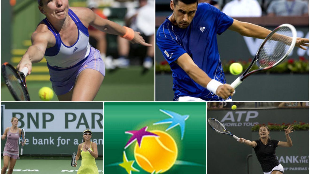 Așa am trăit împreună filmul unui maraton de 12 ore la Indian Wells: Halep - Lepchenko 6-1, 3-6, 6-1. Varvara țipă, Simona câștigă războiul contrelor în decisiv. "Hăne" nu trece de Seppi. Olaru și Niculescu, stop în optimi 