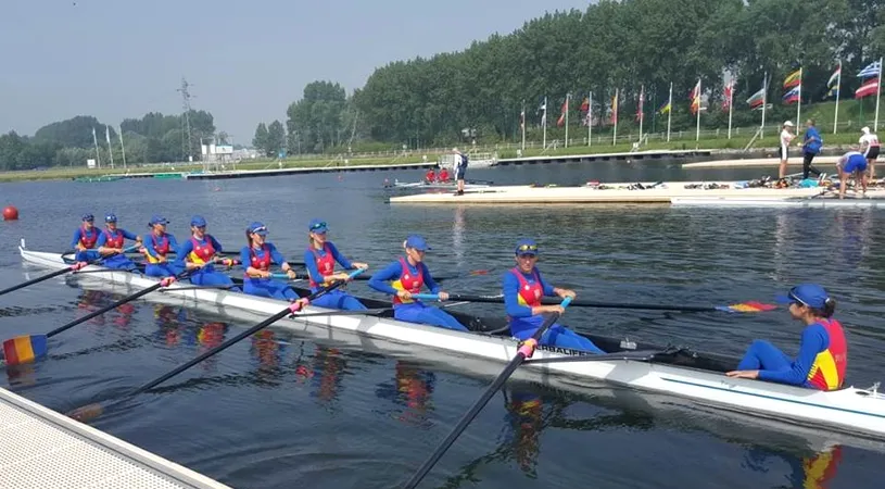 Festival românesc la Campionatele Europene de canotaj pentru juniori din Franța. Șase echipaje calificate în finalele A, plus încă două șanse de calificare în lupta pentru medalii