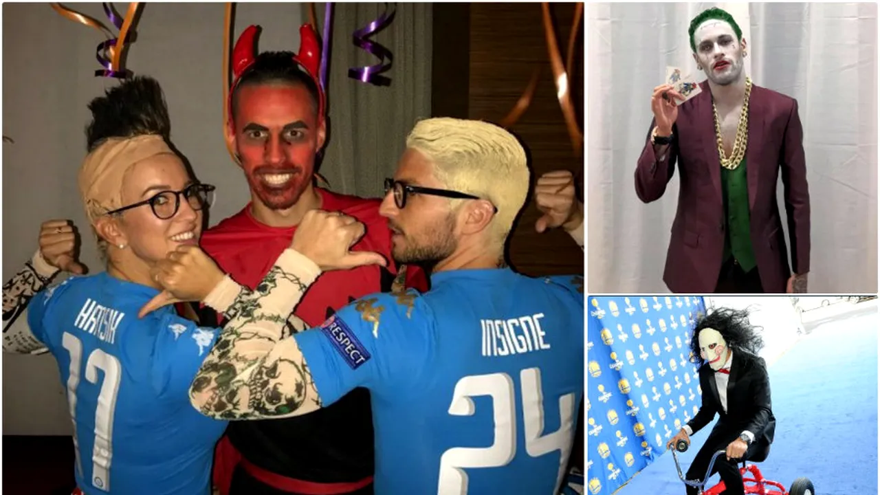 FOTO | Sportivii s-au dezlănțuit în noaptea de Halloween! Mertens l-a ironizat pe Hamsik, Neymar a intrat în pielea Joker-ului, iar vedetele din NBA s-au inspirat din filmele horror