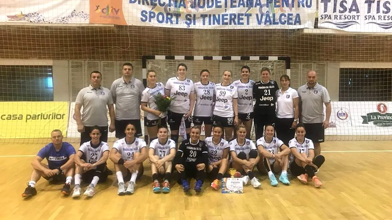SCM Rm. Vâlcea a câștigat turneul de pregătire cu Corona Brașov, Danubius Galați și CSM Slatina