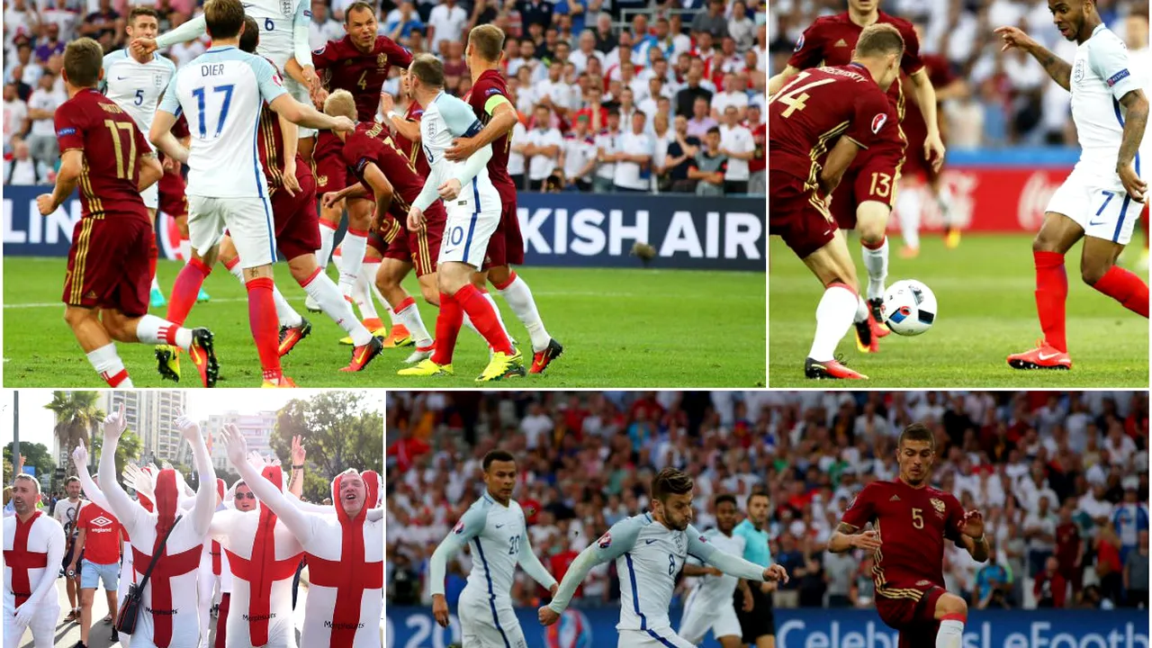 Oh, Dier! Anglia, egalată în prelungiri de Rusia, 1-1. Dier și Berezutski au marcat golurile. Albania - Elveția 0-1. Țara Galilor - Slovacia 2-1