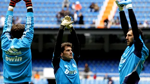 FOTO Dragoste mare la Real!** Gestul pe care Iker Casillas l-a făcut la adresa lui Diego Lopez înaintea partidei cu Betis