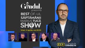 Gândul prezintă Best of Marius Tucă Show - vineri, 4 aprilie, de la ora 20.00