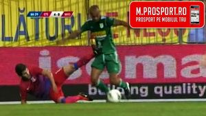 VIDEO "Noul Xavi" a "comis-o" din nou!** Răduț a confundat fotbalul cu ringul de K1