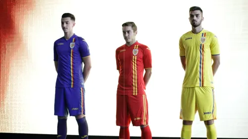 Echipa națională are un nou echipament și un nou logo. Vlad Dragomir, ales să „preia ștafeta”. Contra: „Să poarte acest tricou cu și mai multă mândrie!”