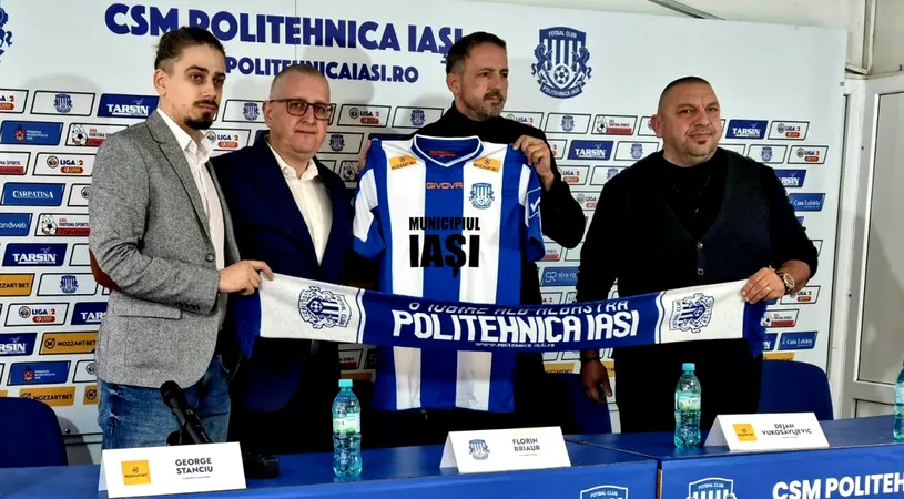 Poli Iași și-a prezentat noul sponsor, Mozzart Bet. Florin Briaur: ”Sunt convins că acest parteneriat ne va face învingători pe toți și spun eu că vom promova în Liga 1 împreună”