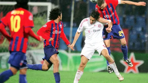 Steaua a jucat cu Bayern ca în ediția trecută de Ligă