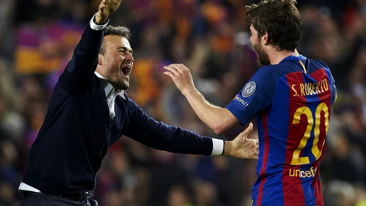 GALERIE FOTO  | Așa s-a scris istoria! Imagini marcante din Barcelona - PSG: de la lacrimile lui Emery la bucuria fără margini a lui Luis Enrique