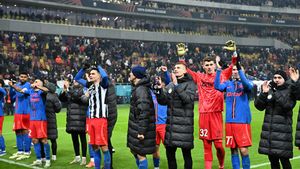Ce n-ai văzut la TV în FCSB - PAOK Salonic 2-0. Adrian Șut i-a dat pe spate pe oamenii lui Răzvan Lucescu în Europa League, iar Ștefan Târnovanu a primit un mesaj special pe Arena Națională