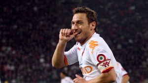 Totti&comp au fost asaltați de vânătorii de autografe