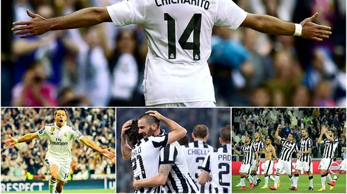 Liga Campionilor | Real și Juventus, ultimele echipe calificate în semifinale. Real Madrid – Atletico 1-0, AS Monaco – Juventus 0-0