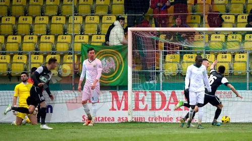 Egal în noroi. Concordia – „U” Cluj 1-1. VIDEO rezumat