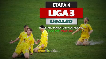 Liga 3, rezultate etapa 4 din play-off și play-out | Oțelul câștigă cu Aerostar, Reșița ia doar un punct cu Pandurii, după un meci spectaculos. Minaur pierde cu Lotus, în timp ce Foresta remizează în derby-ul Bucovinei