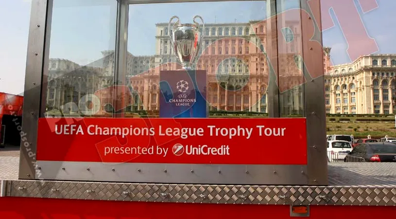 Trofeul Champions League** a ajuns în București!