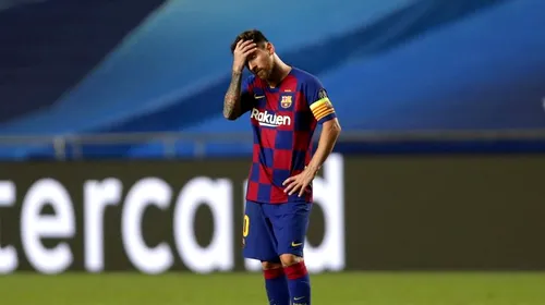 Leo Messi, umilit în L’Equipe. Ce notă a luat argentinianul după eșecul cu Bayern și cât a primit Setien