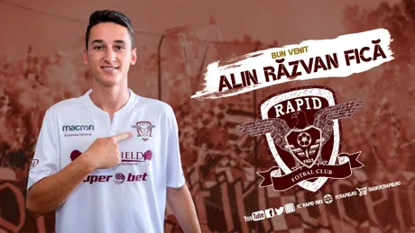 Mișcări de trupe la Rapid: l-a împrumutat pe Alin Fică de la CFR Cluj, iar stafful tehnic începe să se contureze. Amicalul cu CSM Slatina a fost anulat