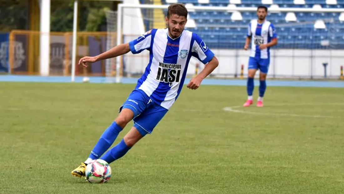 SPECIAL | Povestea lui Alexandru Aftanache, unul dintre marcatorii Politehnicii Iași la Techirghiol. A început fotbalul la 15 ani, în Liga 5, iar la 19 ani a marcat primul său gol la echipa din Copou